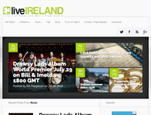 Tablet Screenshot of liveireland.com